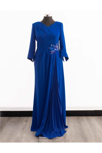 VESTIDO CARLA RUIZ QUILLA PLIS