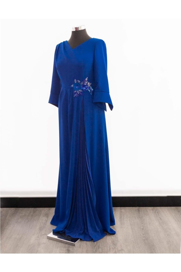 VESTIDO CARLA RUIZ QUILLA PLIS