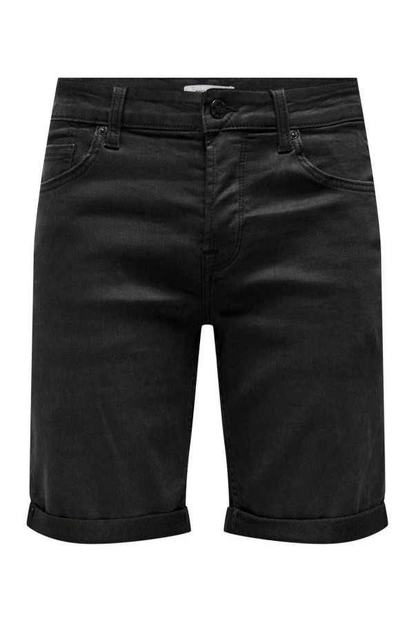 BERMUDA ONLY AND SONS PLY BLK BERMUDA ONLY AND SONS PLY BLK