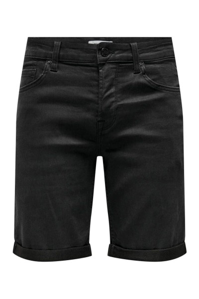 BERMUDA ONLY AND SONS PLY BLK