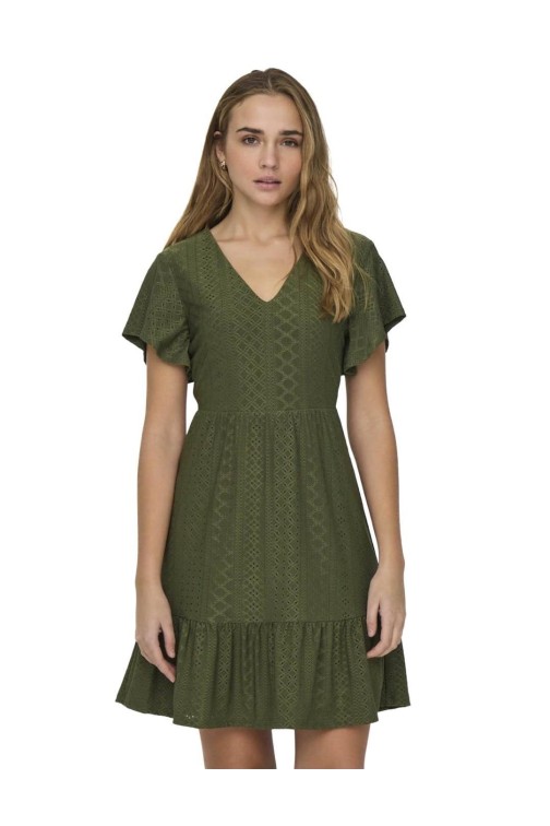 VESTIDO ONLY SANDRA V-NECK