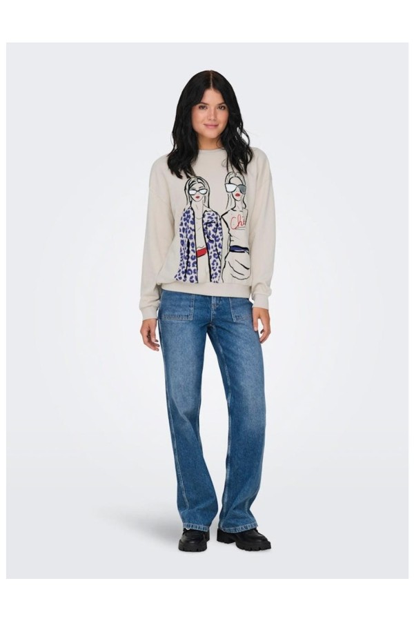 SUDADERA ONLY SILLE O-NECK M