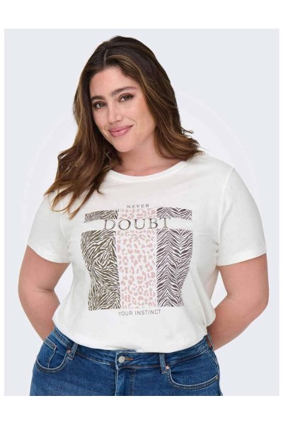 CAMISETA ONLY CARMAKOMA BRINNA