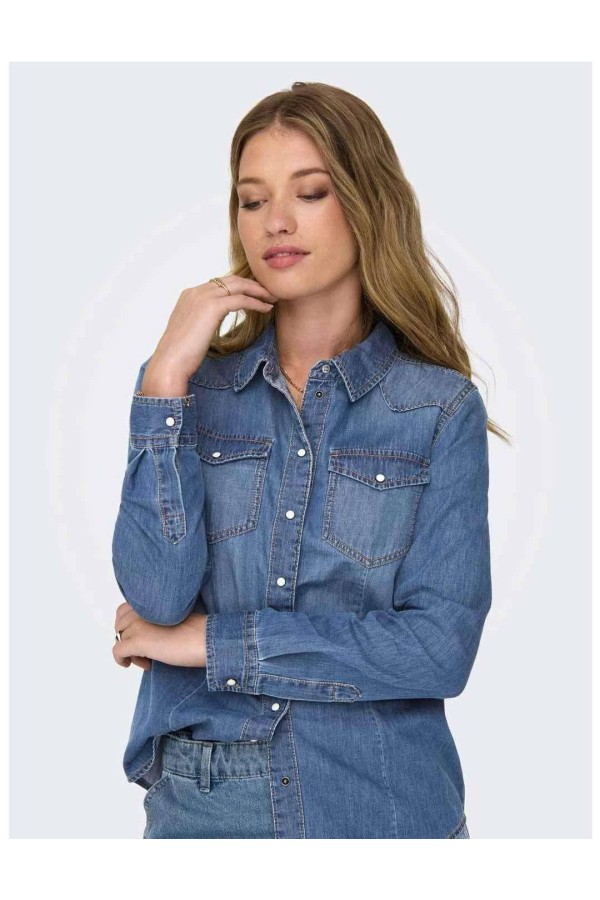CAMISA ONLY ALEXA L/S DNM M CAMISA ONLY ALEXA L/S DNM M