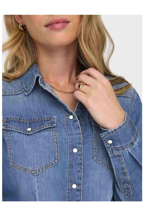 CAMISA ONLY ALEXA L/S DNM M CAMISA ONLY ALEXA L/S DNM M