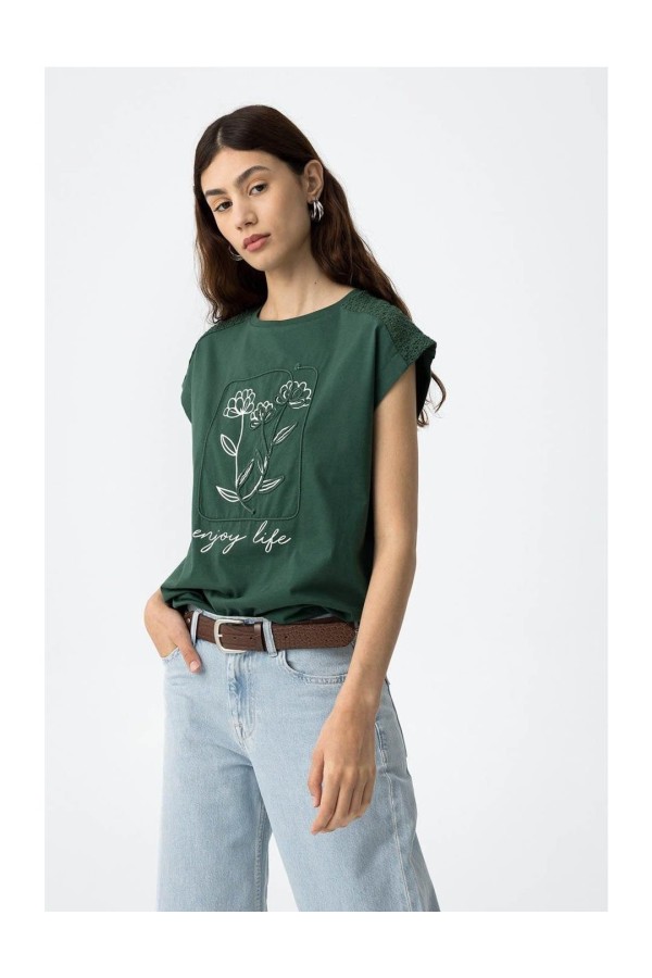 CAMISETA TIFFOSI ONÇA M CAMISETA TIFFOSI ONÇA M
