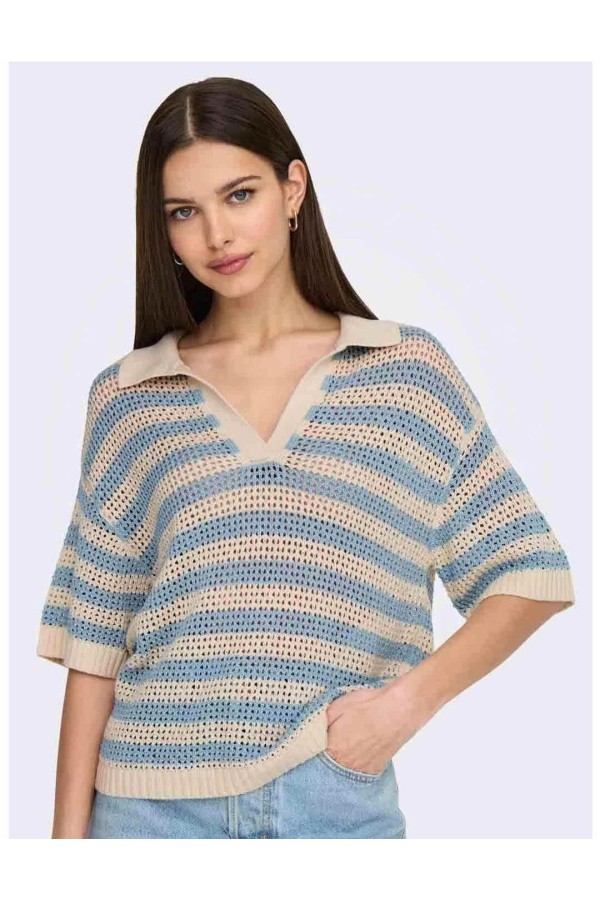 TOP JDY TIKKA POLO PULLOVER M