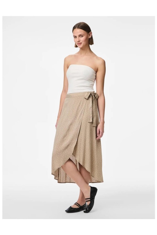 FALDA PIECES TALA WRAP SKIRT M 2