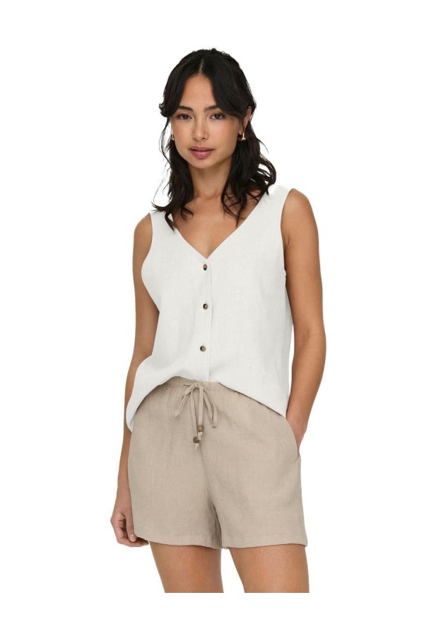 TOP JDY SAY LINEN V-NECK M