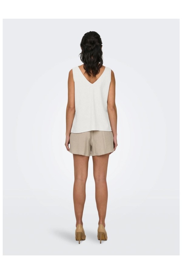 TOP JDY SAY LINEN V-NECK M 2