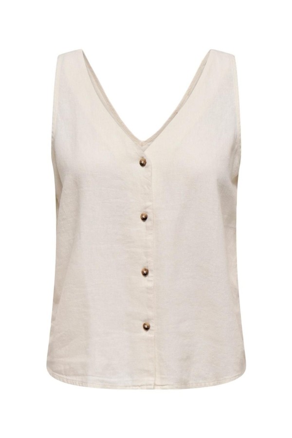 TOP JDY SAY LINEN V-NECK M