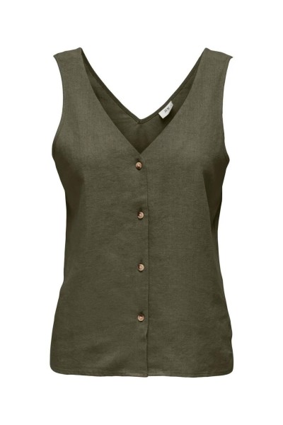 TOP JDY SAY LINEN V-NECK M