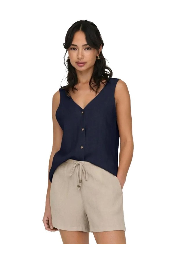 TOP JDY SAY LINEN V-NECK M