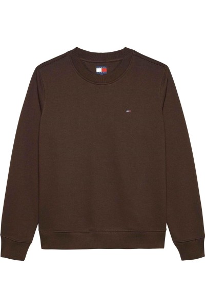 Sudadera Tommy Jeans de felpa con logo bordado