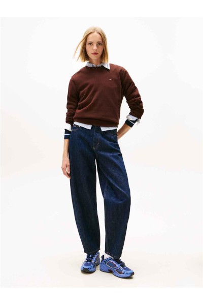 Sudadera Tommy Jeans de felpa con logo bordado