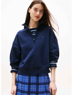 Sudadera Tommy Jeans holgada con cremallera 2