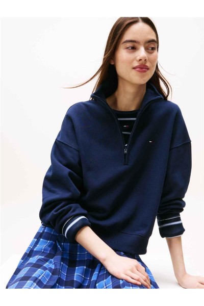 Sudadera Tommy Jeans holgada con cremallera