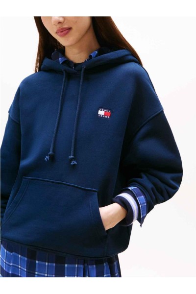 Sudadera Tommy Jeans con capucha y parche Tommy