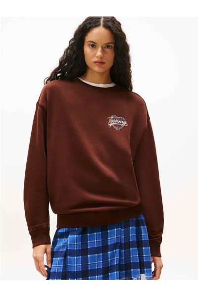 Sudadera Tommy Jeans  amplia con logo gráfico