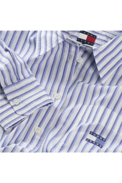 Camisa Tommy Jeans oversize con logo