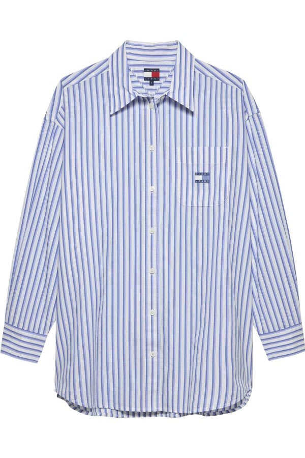 Camisa Tommy Jeans oversize con logo