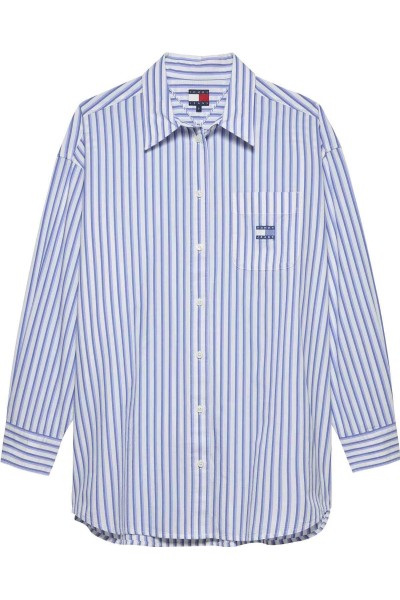Camisa Tommy Jeans oversize con logo