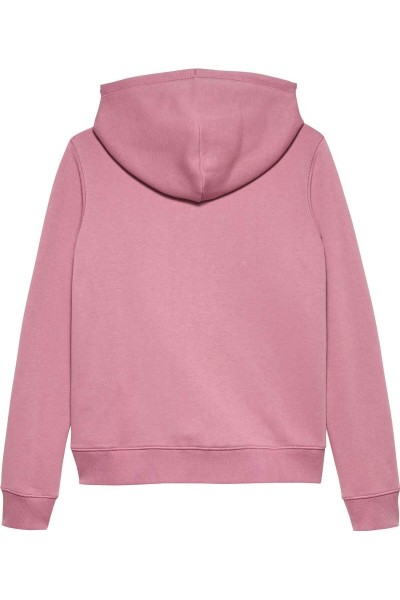 Sudadera Tommy Jeans de felpa con capucha y logo lineal