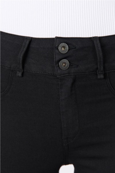 Vaquero Tiffosi one size doble up skinny de tiro alto