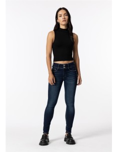 Vaquero Tiffosi one size doble up skinny tiro alto 2