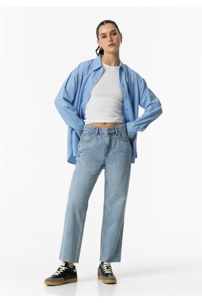 Vaquero Tiffosi Solange 1 cropped cintura alta