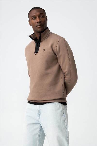 Sudadera Tiffosi combinada con cremallera