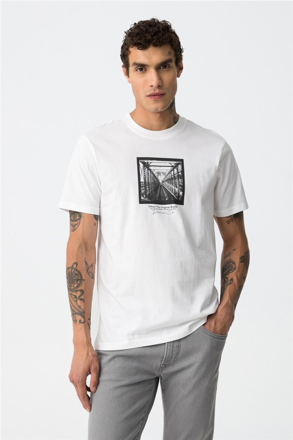 Camiseta tiffosi Wade estampada casual