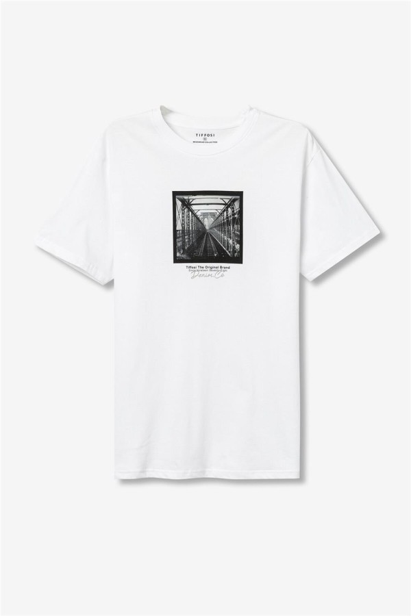 Camiseta tiffosi Wade estampada casual