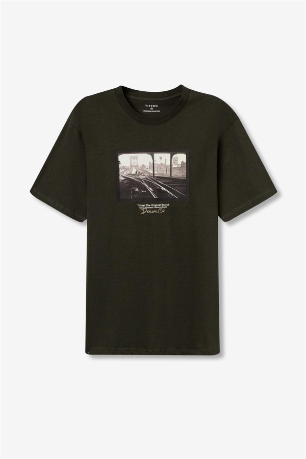 Camiseta tiffosi Wade estampada casual