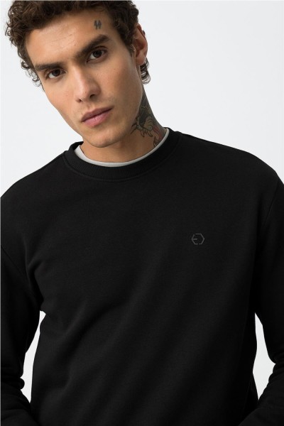 Sudadera Tiffosi básica cuello redondo