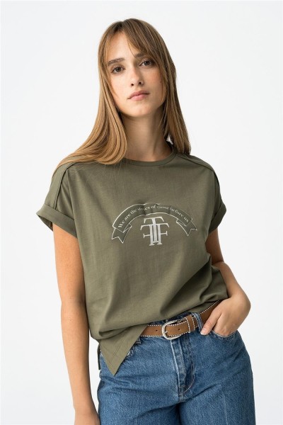 Camiseta Tiffosi Country con estampado metálico
