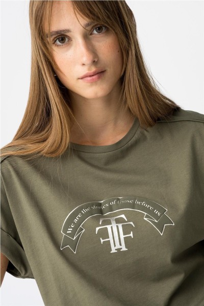 Camiseta Tiffosi Country con estampado metálico