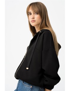 Sudadera Tiffosi Black con capucha