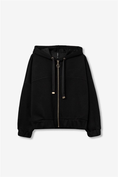 Sudadera Tiffosi Black con capucha