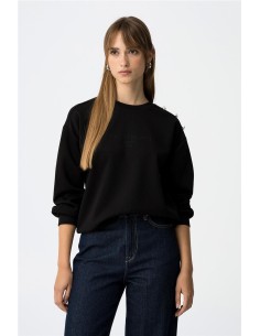 Sudadera Tiffosi Mob con botones decorativos 2