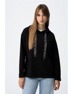Sudadera Tiffosi Kenzo 31 con cordones estampados