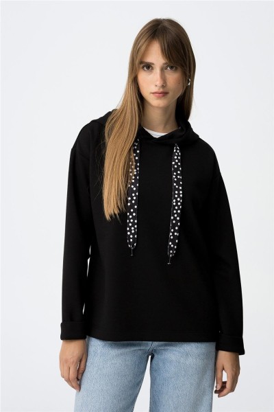 Sudadera Tiffosi Kenzo 31 con cordones estampados