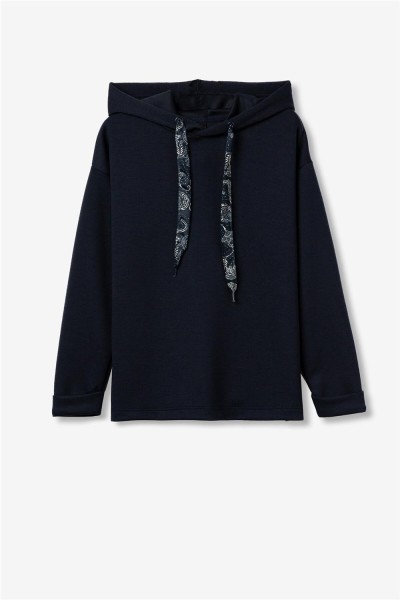 Sudadera Tiffosi Kenzo 31 con cordones estampados