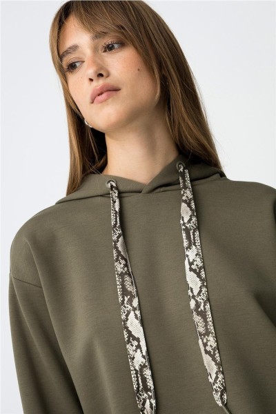 Sudadera Tiffosi Kenzo 31 con cordones estampados