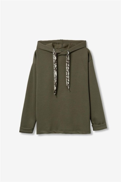 Sudadera Tiffosi Kenzo 31 con cordones estampados