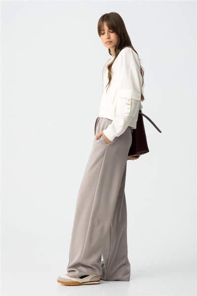 Pantalón Tiffosi Valentina wide leg de punto