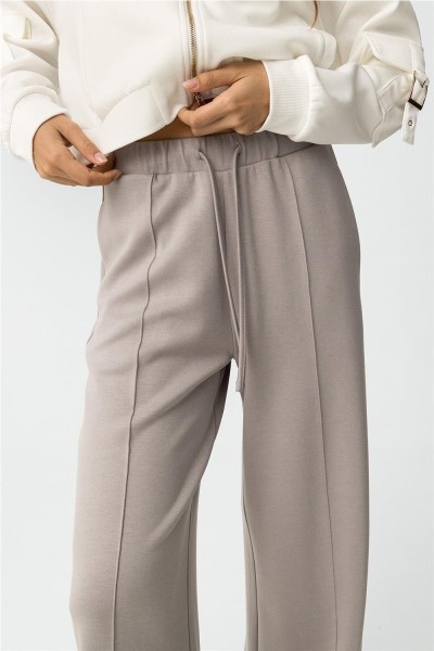 Pantalón Tiffosi Valentina wide leg de punto