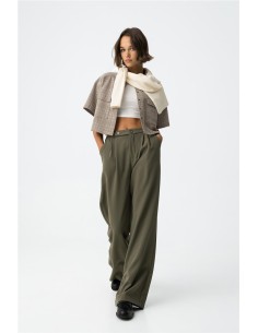 Pantalón Tiffosi Hank wide leg asimétrico