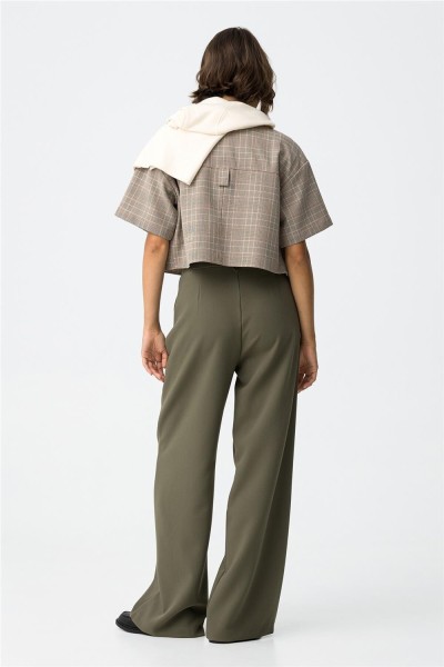 Pantalón Tiffosi Hank wide leg asimétrico