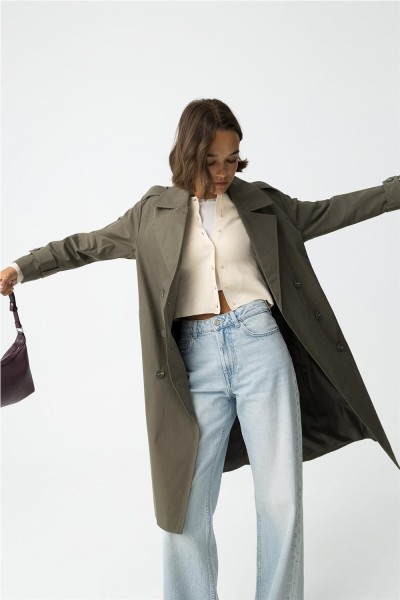 Gabardina Tiffosi Megatrench_1 larga estilo relajado